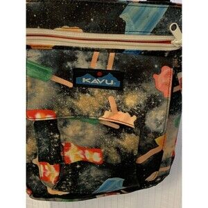 Rare Kavu Crossbody Bag Purse Popsicle Galaxy Print